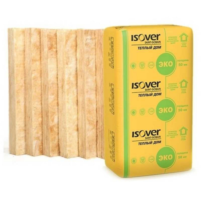 Утеплитель Isover Изовер Тёплый Дом Плита 50х610х1170 в Павловске